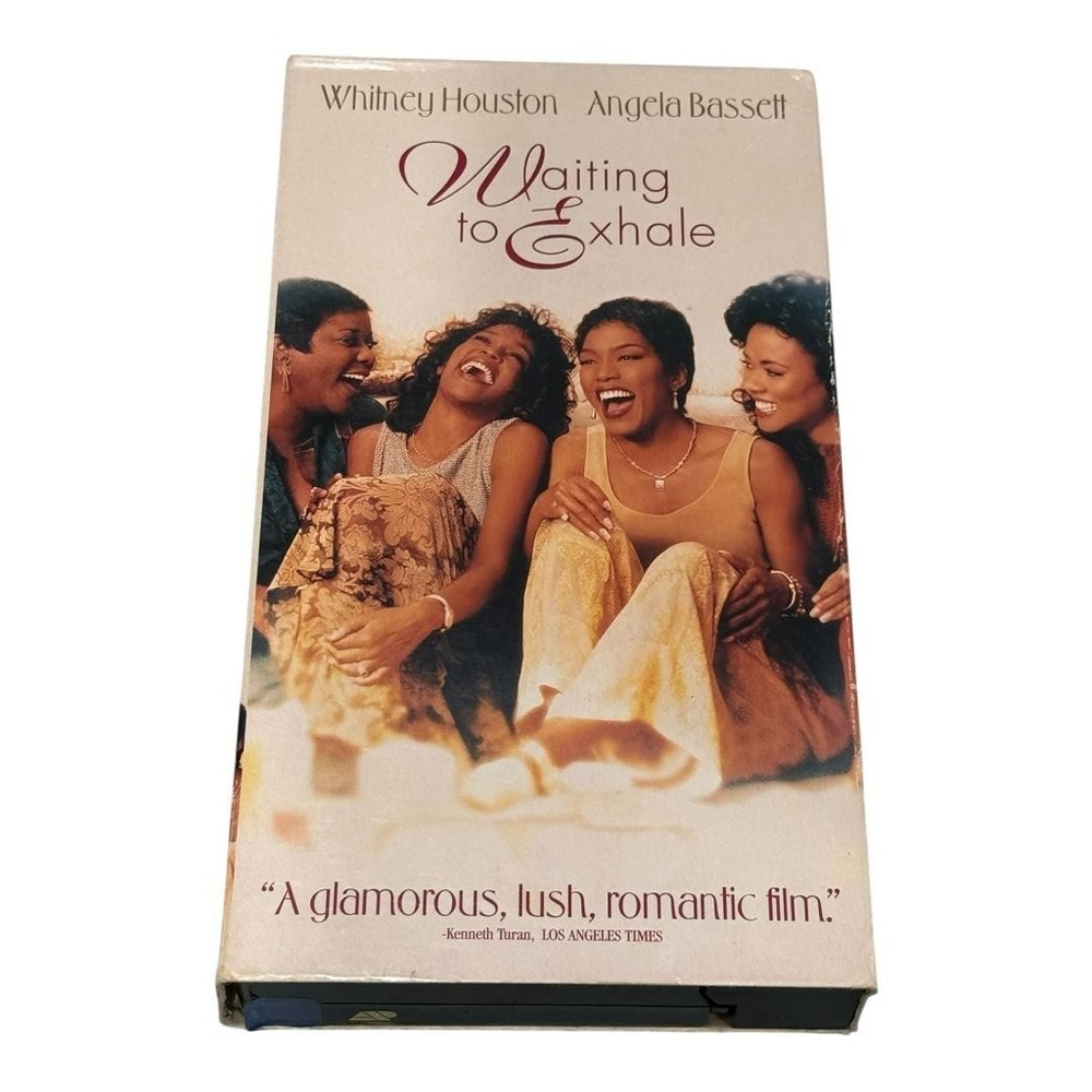 Vintage Waiting to Exhale VHS 1995 Whitney Houston Angela Bassett Blockbuster